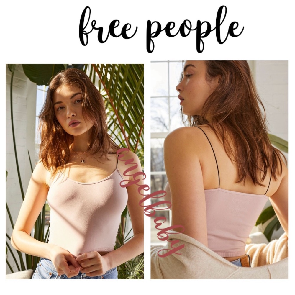 Free People Skinny Strap Brami in Tan!